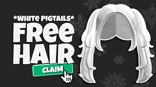 GET NEW FREE HAIR 🤩🥰 WHITE MESSI HIGH PIGTAILS [upl. by Ruiz]