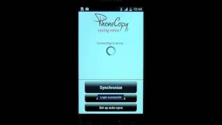 How to transfer contacts from PhoneCopy to Android Phone [upl. by Rodnas]