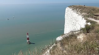 A Walk Along Beachy Head on the Sussex Coast [upl. by Anawyt105]