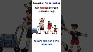 Action verbs in German with sentences  What are you doing right now  Daily sentences A1A2 [upl. by Alwin]