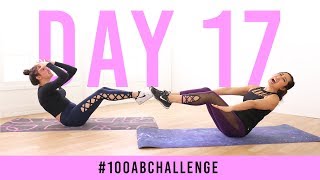 Day 17 100 Boat Crunches  100AbChallenge w Alivia DAndrea [upl. by Nyrroc757]