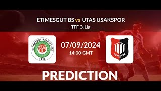 ETİMESGUT BELEDİYESPOR VS UŞAKSPOR TFF 3LİG 2024 MATCH [upl. by Schnell]