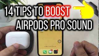 14 Tips to Make AirPods Pro Louder Volume In 2024 in iOS 17 Quiet AirPods Pro For Call Music [upl. by Drooff]