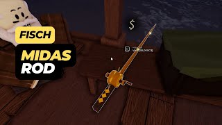 How to Get a Midas Rod Location in Fisch Roblox [upl. by Rikki763]