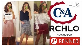 ROUPAS ESTILOSAS E BARATINHAS Achados CampA Riachuelo e Renner  VEDA 26 [upl. by Thielen510]