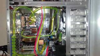 ASUS P5W DH DELUXE Intel Quad Core Q6600 ASUS Geforce EN9600GT Build by Fathey [upl. by Nwahsuq413]