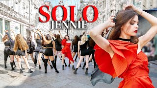 KPOP IN PUBLIC JENNIE  SOLO ONE TAKE Dance cover by JEWEL RUSSIA [upl. by Skylar]