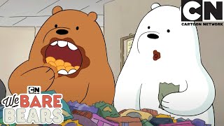 Library Stack Snacks  We Bare Bears  New Videos  Cartoon Network [upl. by Argela]