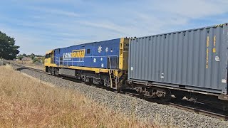 3XM4 PN Steelieintermodal NR51 Spencer Jnc to Melbourne 1155 61124 Stawell VIC [upl. by Nedarb]