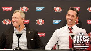 Lynch and Shanahan Discuss Drafting Ricky Pearsall with the 31stOverall Pick  49ers [upl. by Rawdan]