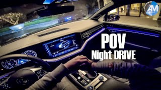 2019 Touareg RLine  POV Night DRIVE✨ [upl. by Rothmuller]