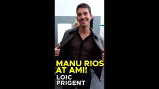 MANU RIOS ENJOYS THE AMI PARIS SHOW SHORTS [upl. by Amik]