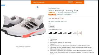 adidas Mens EQ21 Running Shoe [upl. by Aseek]