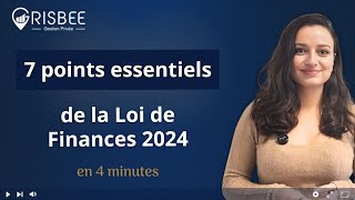 Loi de Finances 2024  Les mesures principales [upl. by Gearhart361]