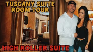 Tuscany Suite Room Tour At The Peppermill Casino In Reno [upl. by Eirolav]