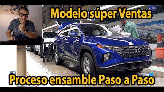 Cómo se FABRICA una SUV Explicado TUCSON 2022 [upl. by Akeimat]