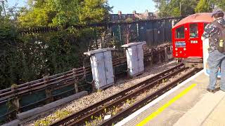 Preserved LT 1938 Tube Stock Seen Departing Northfields Station for London Transport Museum Depot [upl. by Helse727]