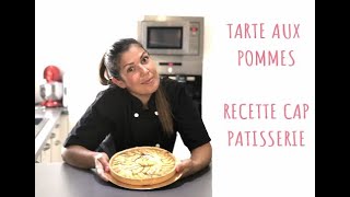 TARTE AUX POMMES RECETTE CAP PÂTISSERIE [upl. by Adiahs]