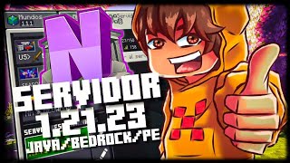 SERVIDOR CUSTOM para MINECRAFT PE 12130  Servidores Para Minecraft Bedrock 121 [upl. by Ulises]