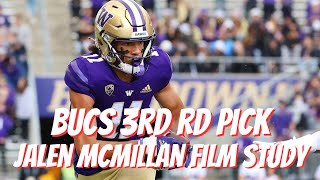 Bucs 3rd Rd Pick WR Jalen McMillan Film Study 2024 Tampa Bay Buccaneers OffSeason [upl. by Farand]