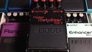 Boss Pedal Review 37 MZ2 Digital Metalizer [upl. by Arek322]