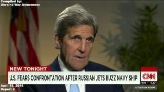 CNN Contradicting itself of Russian Flyby of US Warship USS Donald Cook Misinformation [upl. by Adnwahsar]