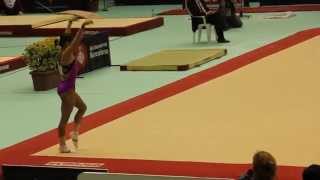 Oksana Chusovitina  Floor 2014 Blume Memorial [upl. by Kella]