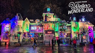 Haunted Mansion Hinzen  HD OnRide POV  🇬🇧 🇳🇱 Hyde Park Winter Wonderland 2023 [upl. by Eenaj420]