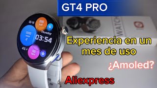 Smartwatch GT4 PRO Análisis tras un MES de USO ¿Es un buena opción Aliexpress [upl. by Fiester]