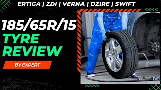 185 65r15 Tyre Review  Best tyre for Baleno  Tyre for Ertiga  Tyre for SWIFT DZIRE ERTIGA [upl. by Ahusoj670]