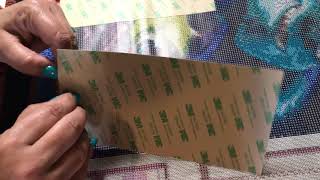 How to lay down double sided adhesive sheets [upl. by Belvia]