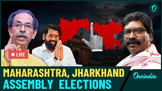 LIVE  Maharashtra Jharkhand Assembly Election 2024 Voting Begins Amid High Stakes Rivalries [upl. by Ahsital]