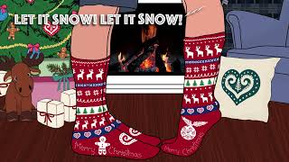 Kasia Klich  Let It Snow Lyric Video [upl. by Aslehc]