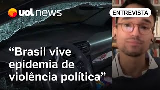 Eleições Brasil vive epidemia de violência política com mais de 90 casos registrados em 2024 [upl. by Ayomat]