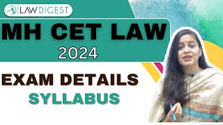 MH CET Law 2024 Exam  MHCET Law 2024 Preparation  MHCET Law Exam Syllabus [upl. by Chicky]