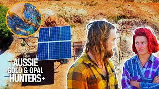 The Digi Diggers Build A 4000 Solar Opal Mining Plant  Outback Opal Hunters [upl. by Florella]