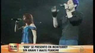 RBD se presento en monterrey sin anahi y maite [upl. by Market829]