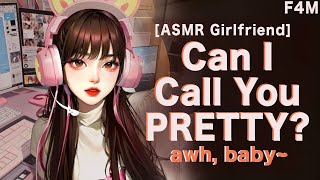 😳ASMR Older Girlfriend Calls You Pretty safe space F4M [upl. by Yrtnej]