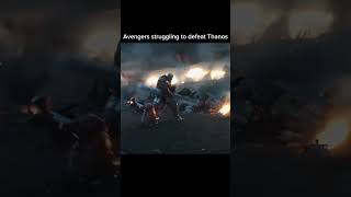 Avengers struggling to defeat Thanos shorts shortsfeed [upl. by Yelnik275]