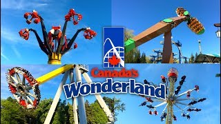 Top 10 BEST Flat Rides  Canadas Wonderland Theme Park [upl. by Euphemia366]