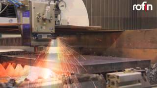 Rofin Laser Cutting Steel 20mm [upl. by Arakat185]