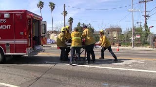 Rapper Nipsey Hussle Killed In Triple Shooting Outside Store in Los Angeles [upl. by Mireielle940]