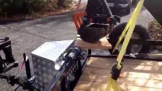 Trailering the Harbor Freight trencher [upl. by Ayk]