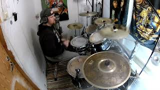 John Cafferty  Hearts On Fire drum cover Rocky 4 soundtrack [upl. by Eatnod]