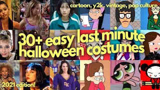 30 EASY LAST MINUTE HALLOWEEN COSTUME IDEAS  AESTHETIC  Y2K  POP CULTURE  Alyssa Lyanne [upl. by Greenberg186]