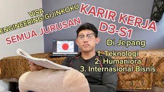 PELUANG KARIR SARJANA DI JEPANG VISA ENGINEERINGGIJINKOKU [upl. by Kono]