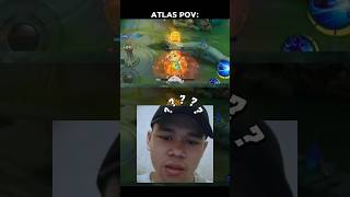 Bisa Gitu Ya🤔Momen Atlas mobilelegends reactionml mlbb [upl. by Lleda]