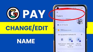 Change or Edit Name in Google Pay Application [upl. by Etyam582]