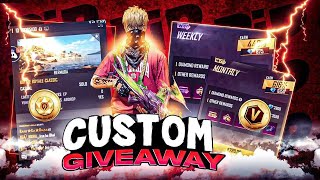 FREE FIRE LIVE GIVEWAY CUSTOM ROOM🔴 LIVE IN BANGLADESH SERVER freefire tondegamer freefirelive [upl. by Assedo]