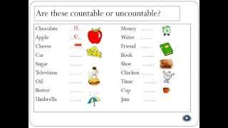 Countable and Uncountable Nouns [upl. by Gschu]